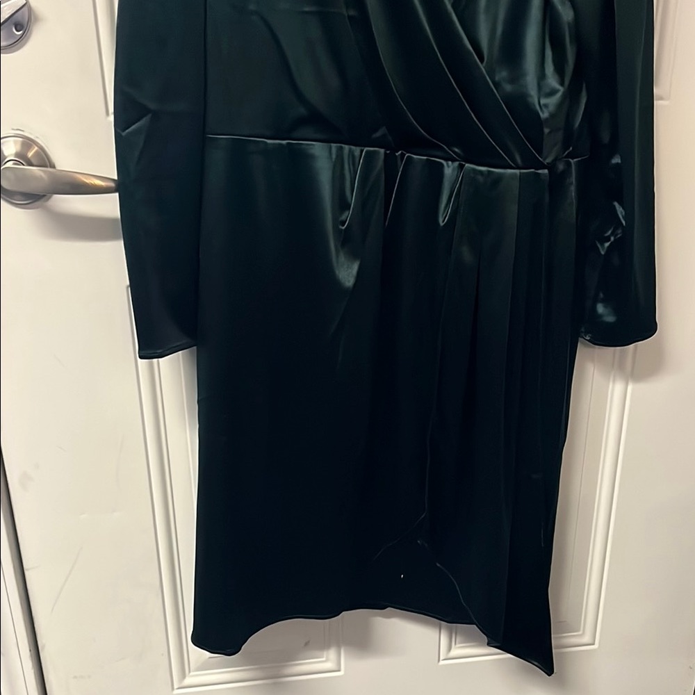 Julia Jordan Long Sleeve Faux Wrap Dress - Picture 2 of 11
